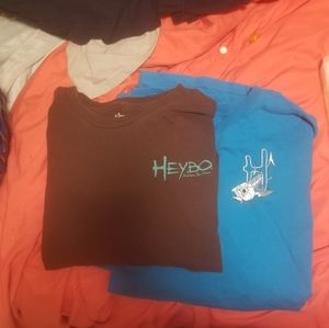 2 mens Heybo tshirts